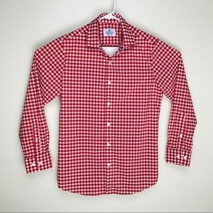 Mizzen + Main mens long sleeve button up shirt M